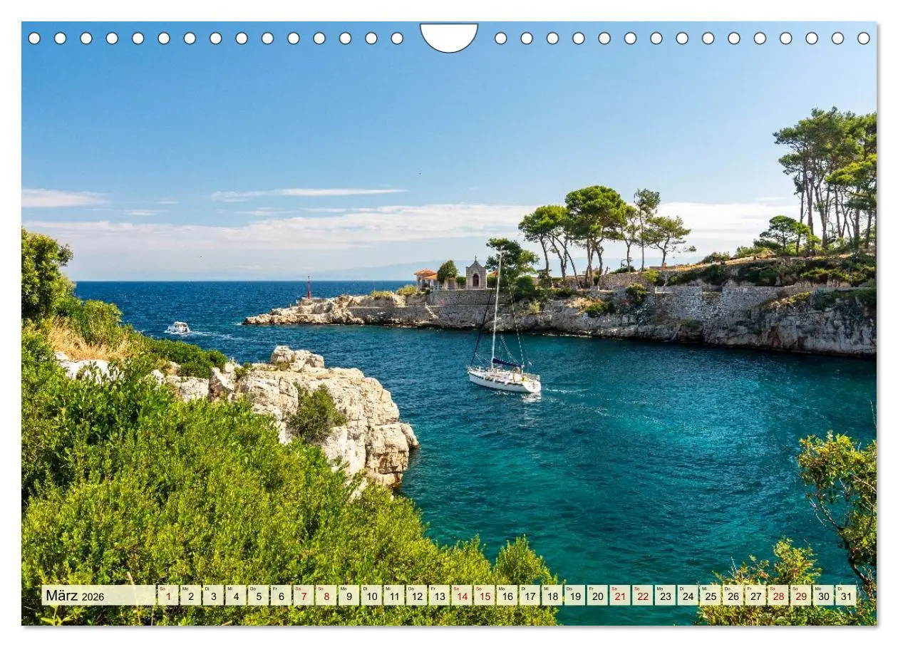 Bild: 9783516592658 | Lo¿inj - Inselzauber in der Adria (Wandkalender 2026 DIN A4 quer),...