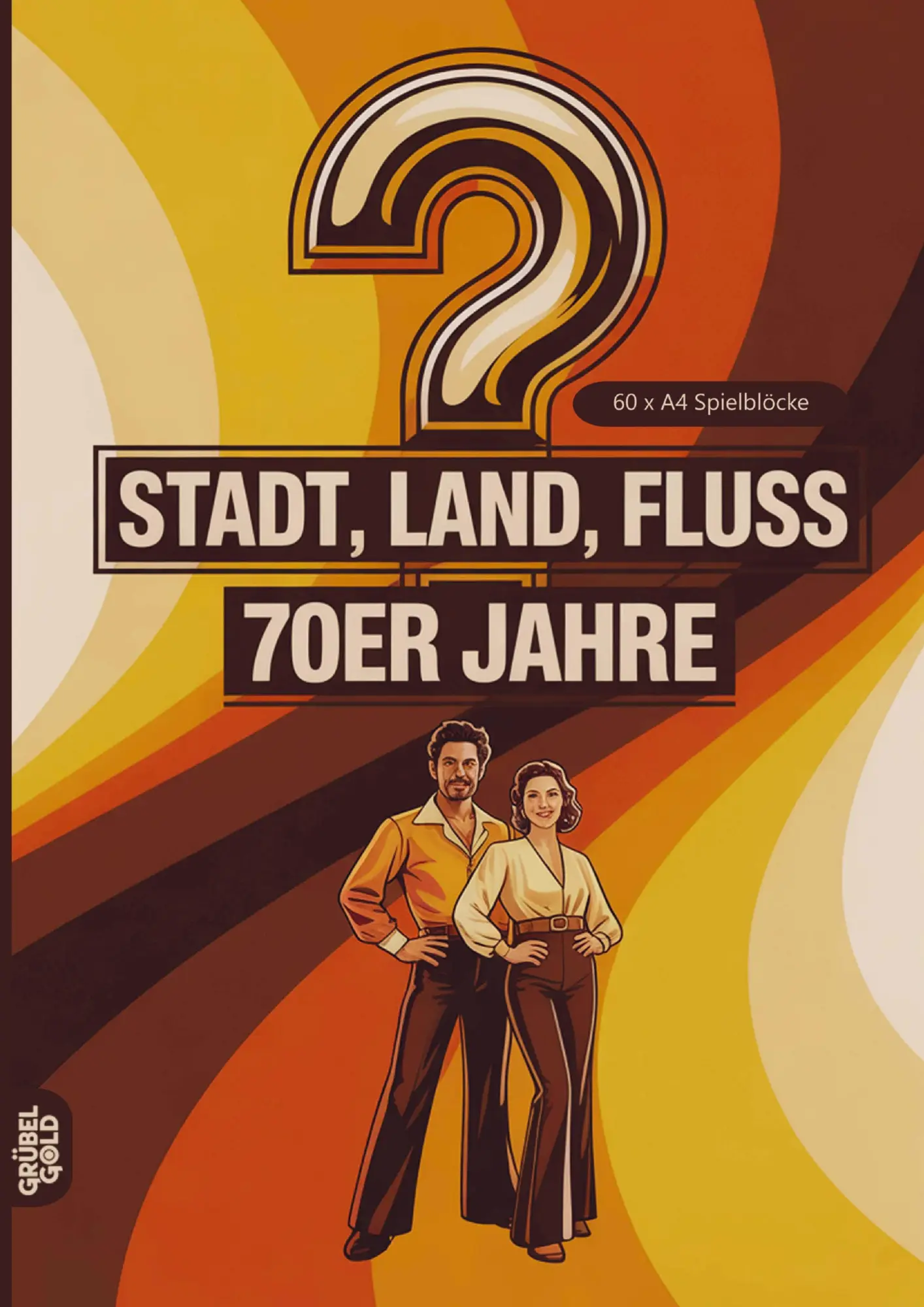 Cover: 9783693192658 | Stadt, Land, Fluss, 70er Jahre | Grübelgold Rätselhefte | Taschenbuch