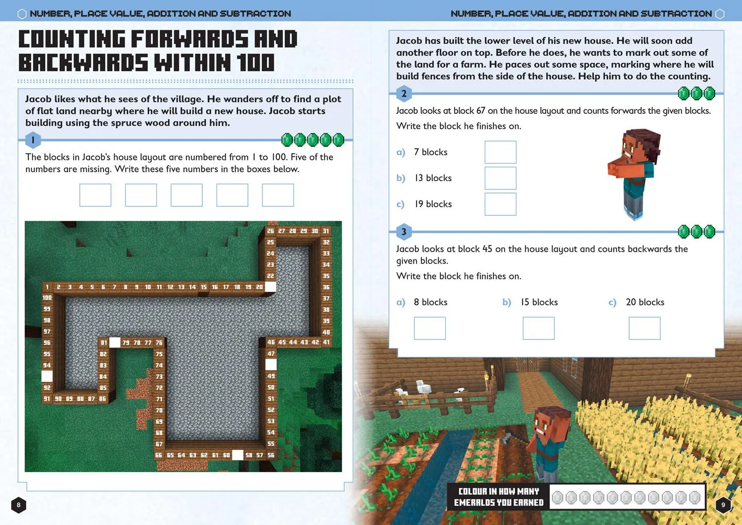 Bild: 9780008462758 | Minecraft Maths Ages 6-7 | Official Workbook | Collins Ks1 | Buch