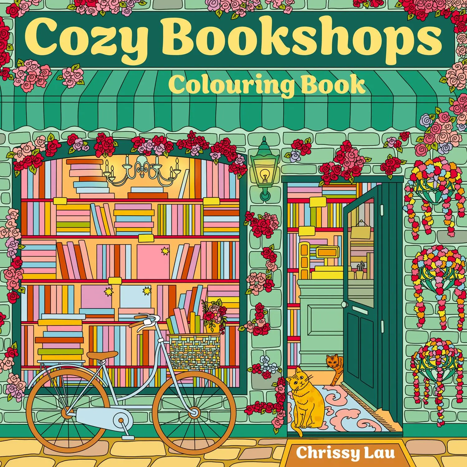 Cover: 9780008772758 | Cozy Bookshops: Colouring Book | Chrissy Lau | Taschenbuch | Englisch