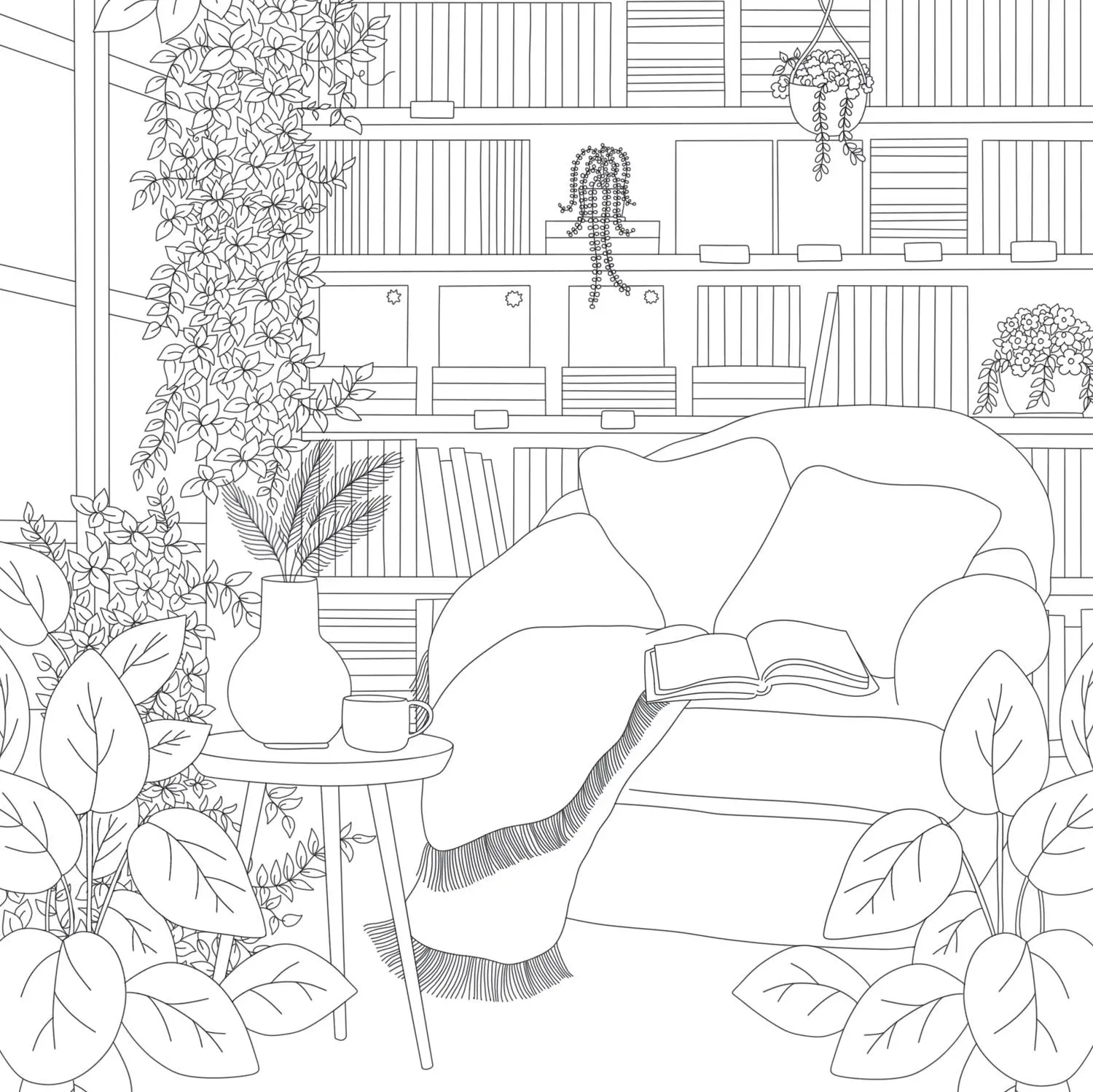 Bild: 9780008772758 | Cozy Bookshops: Colouring Book | Chrissy Lau | Taschenbuch | Englisch