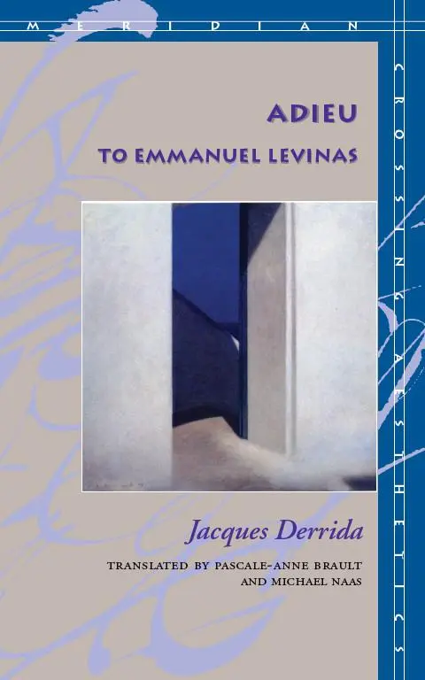 Cover: 9780804732758 | Adieu to Emmanuel Levinas | Jacques Derrida | Taschenbuch | Englisch