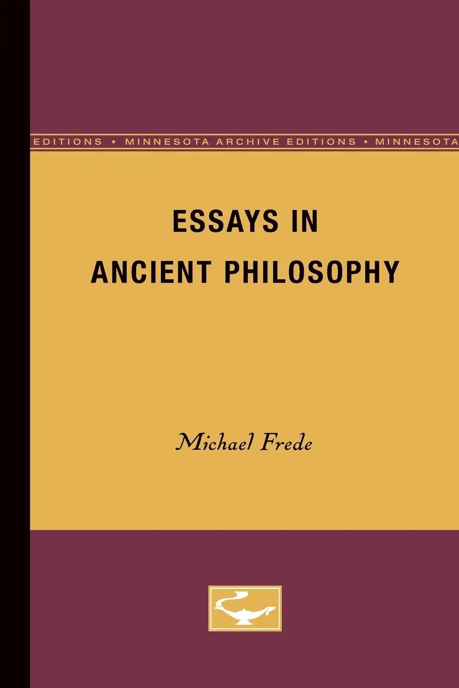 Cover: 9780816612758 | Essays in Ancient Philosophy | Michael Frede | Taschenbuch | Englisch