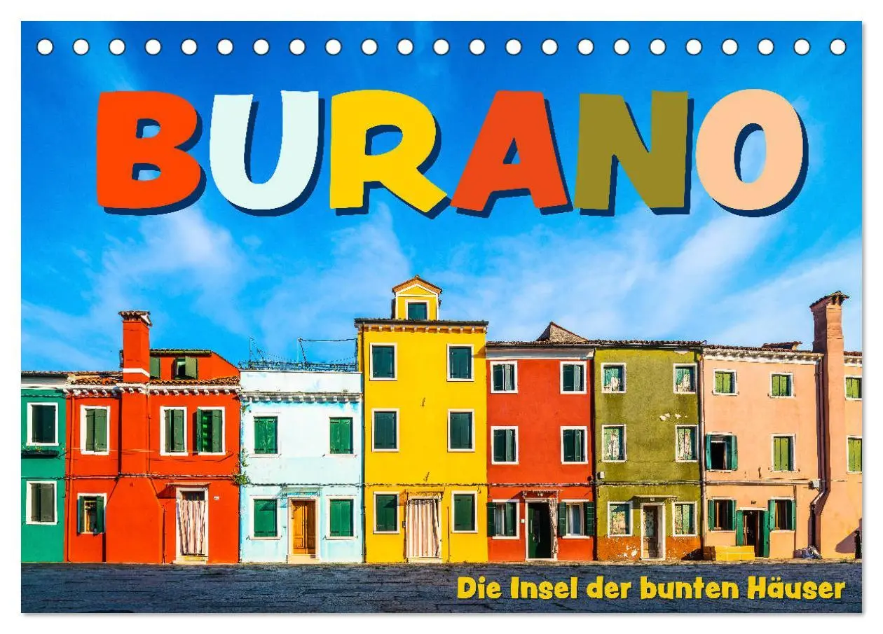 Cover: 9783457702758 | Burano - Die Insel der bunten Häuser (Tischkalender 2026 DIN A5...