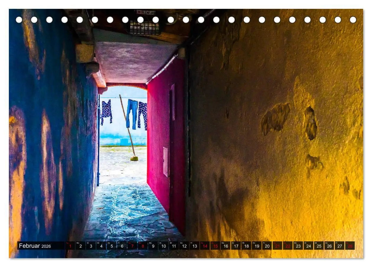 Bild: 9783457702758 | Burano - Die Insel der bunten Häuser (Tischkalender 2026 DIN A5...