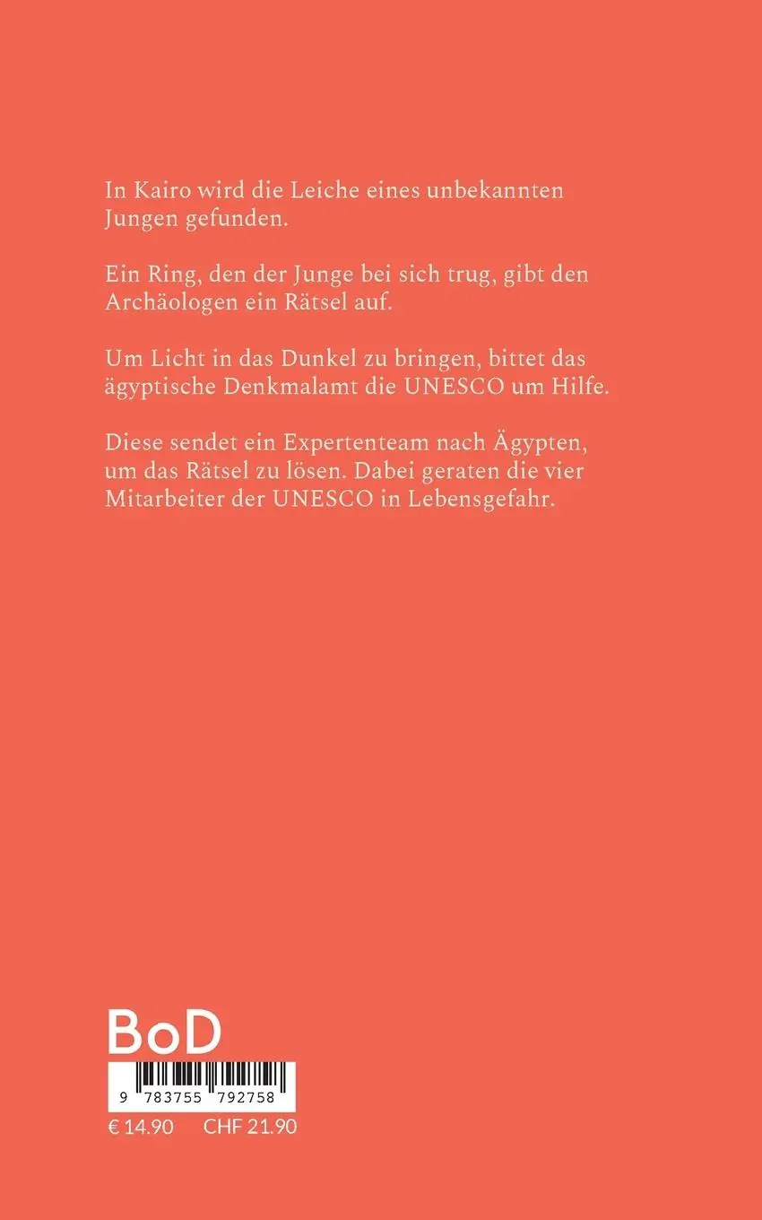 Rückseite: 9783755792758 | Das Grab der Pharaonin | Ein archäologischer Kriminalroman | Buch