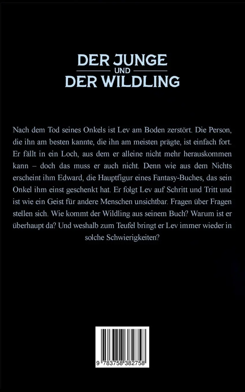 Rückseite: 9783758382758 | Der Junge und der Wildling | Marvin Wils | Taschenbuch | 274 S. | 2024