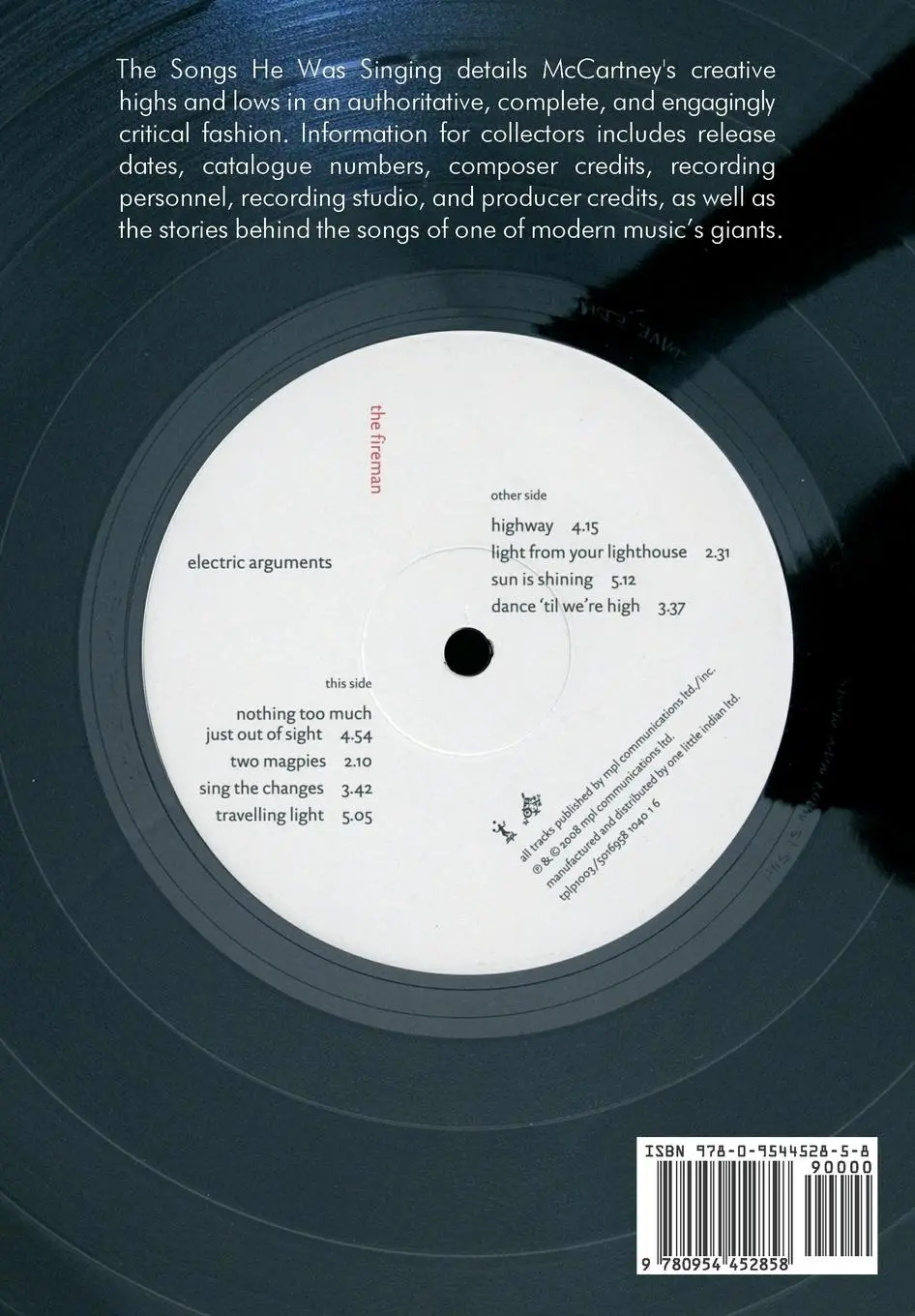 Rückseite: 9780954452858 | Paul McCartney | The Noughties Vol.4: The Songs He Was Singing | Buch