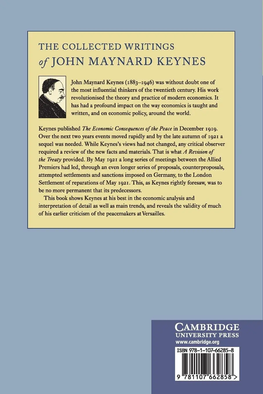 Rückseite: 9781107662858 | The Collected Writings of John Maynard Keynes | John Maynard Keynes