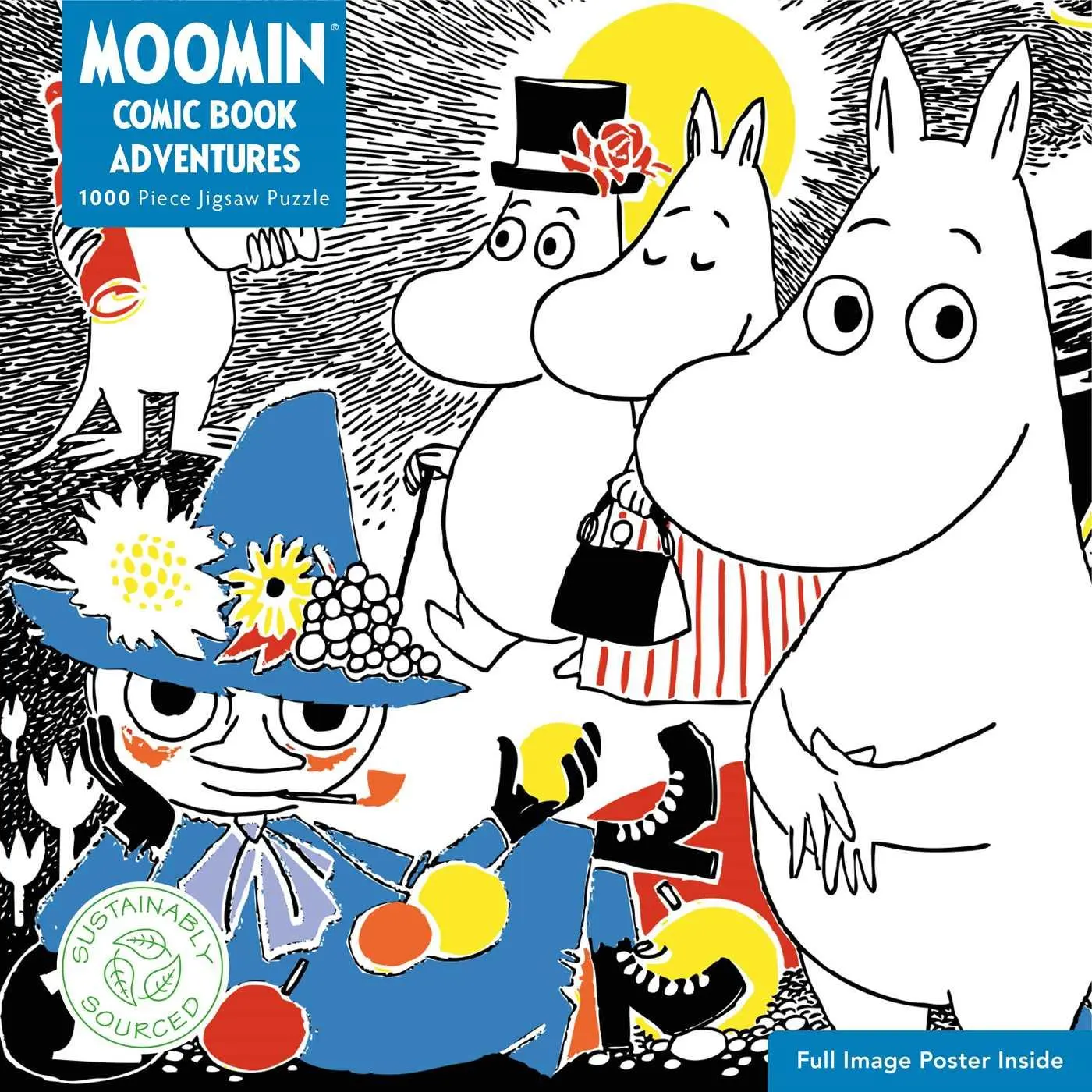Cover: 9781804172858 | Adult Sustainable Jigsaw Puzzle: Moomin: Comic Strip, Book One | Spiel
