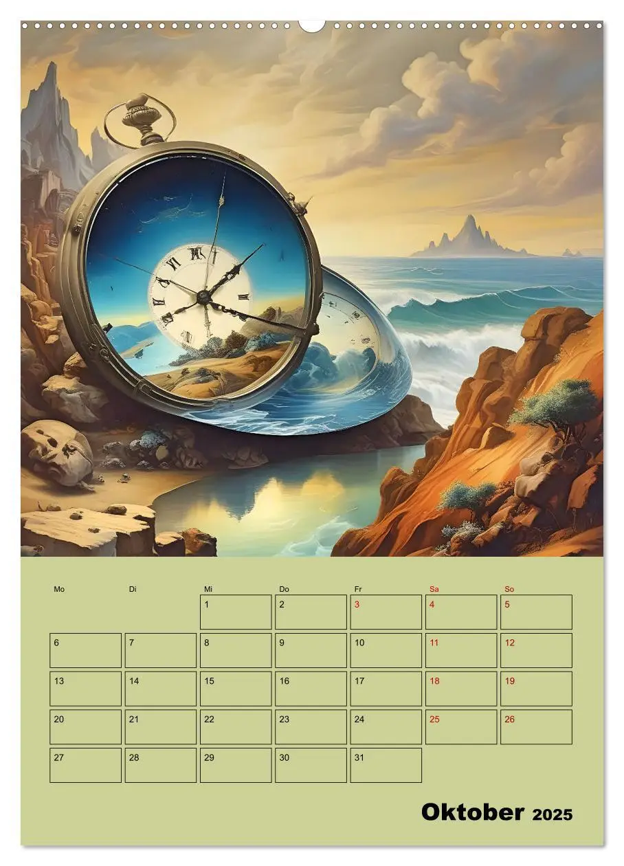 Bild: 9783457172858 | Surreale Fantasiewelten (Wandkalender 2025 DIN A2 hoch), CALVENDO...