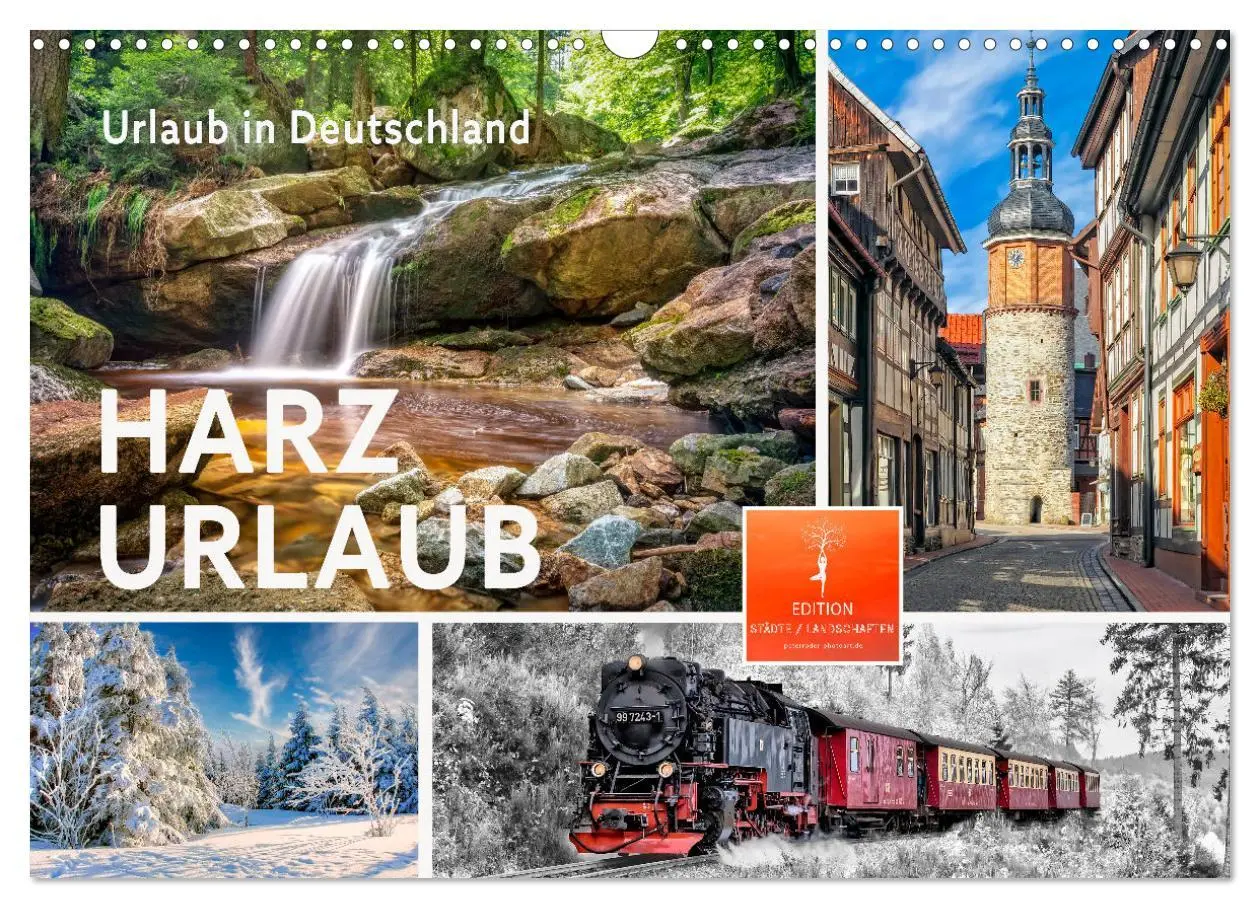 Cover: 9783457622858 | Harz - Urlaub (Wandkalender 2026 DIN A3 quer), CALVENDO Monatskalender