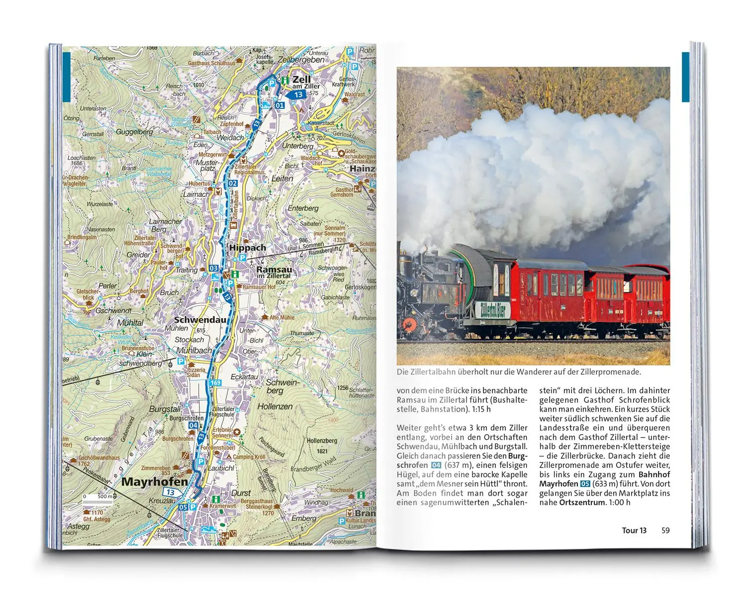 Bild: 9783991542858 | KOMPASS Wanderführer Zillertal, 55 Touren mit Extra-Tourenkarte | Buch