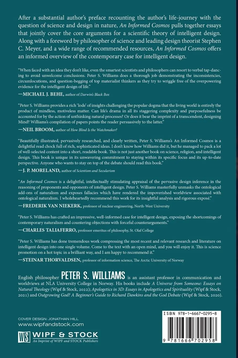 Rückseite: 9781666702958 | An Informed Cosmos | Peter S. Williams | Taschenbuch | Englisch | 2023