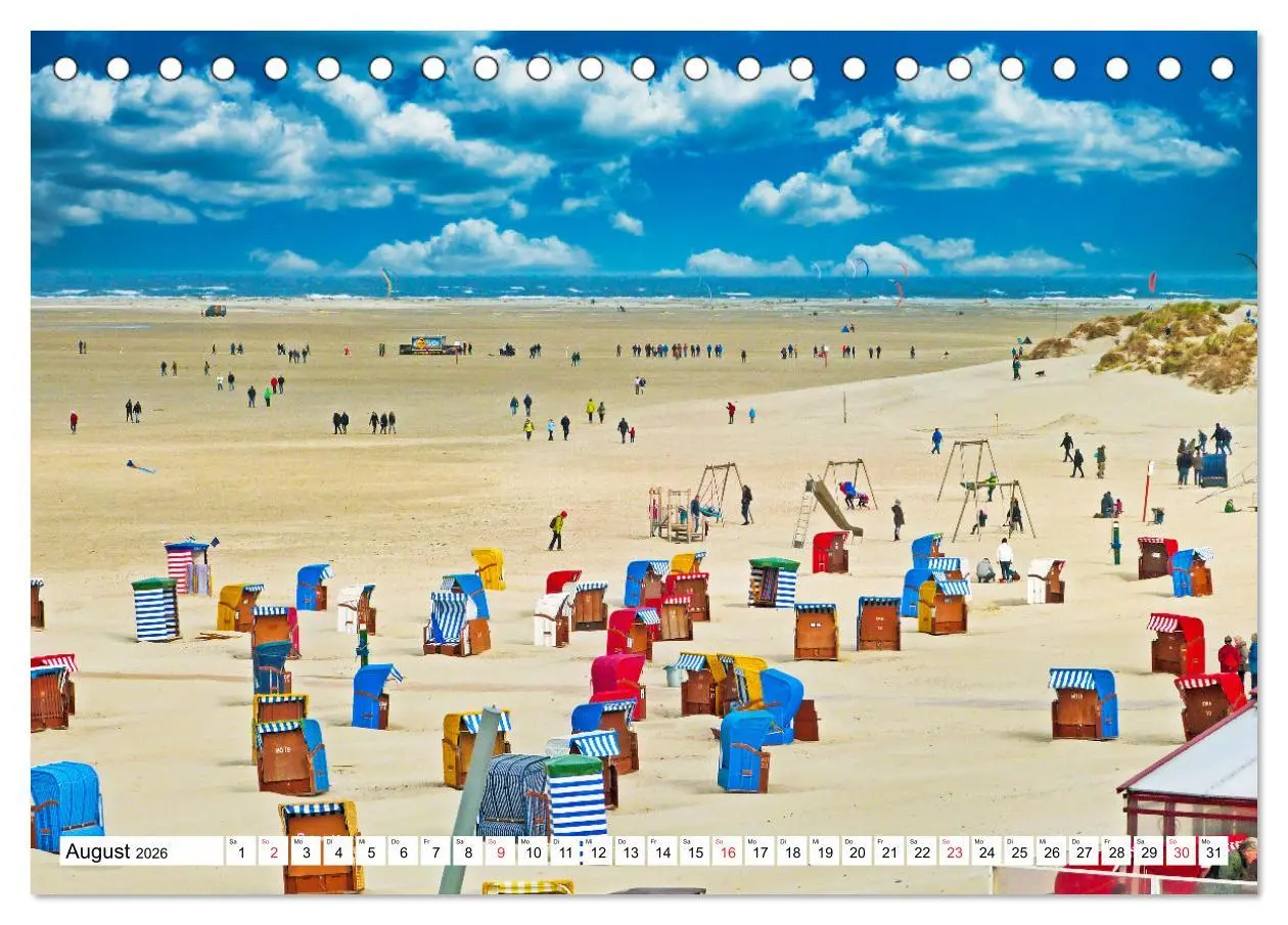 Bild: 9783457302958 | Verliebt in Borkum (Tischkalender 2026 DIN A5 quer), CALVENDO...