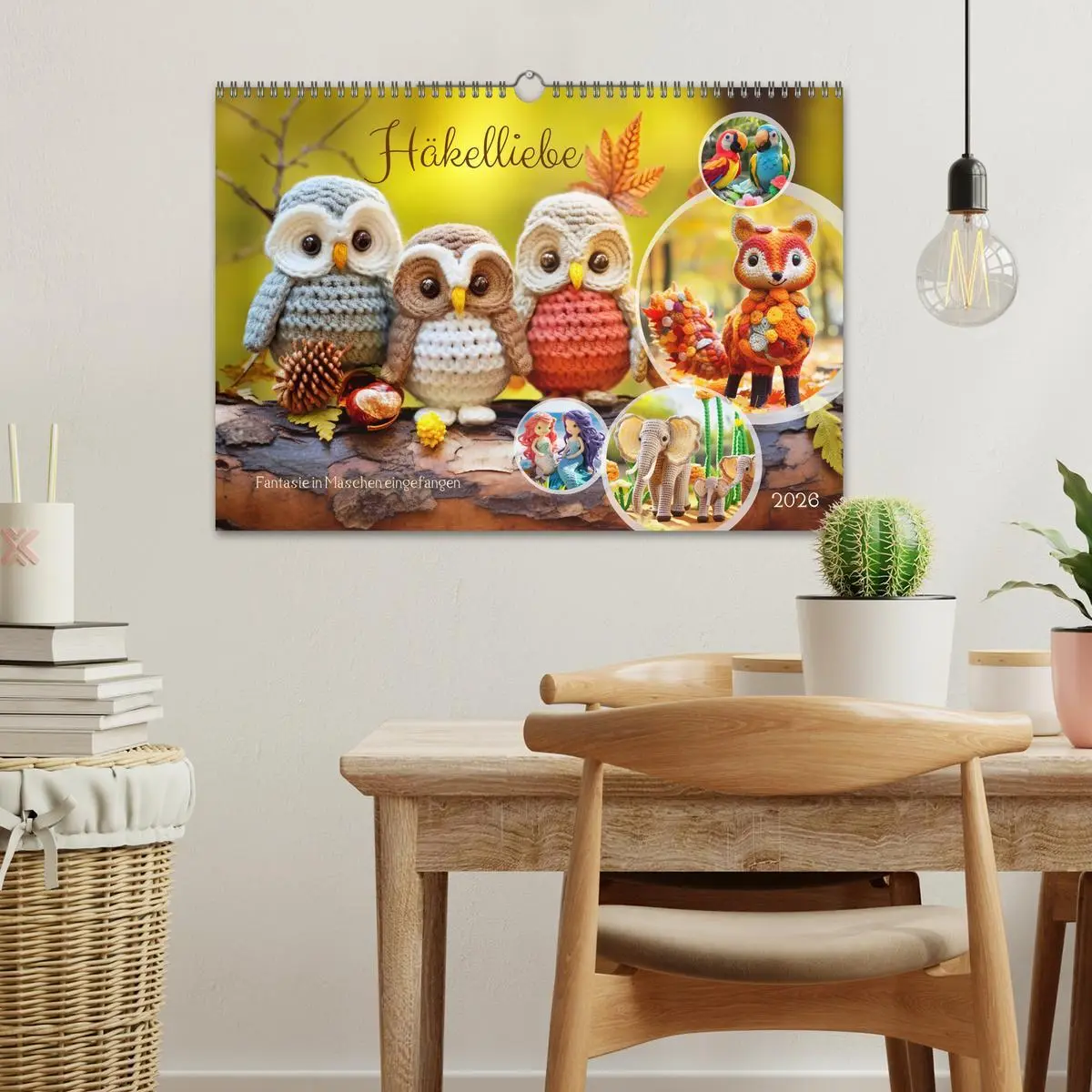 Bild: 9783457472958 | Häkelliebe - Fantasie in Maschen einfangen (Wandkalender 2026 DIN...