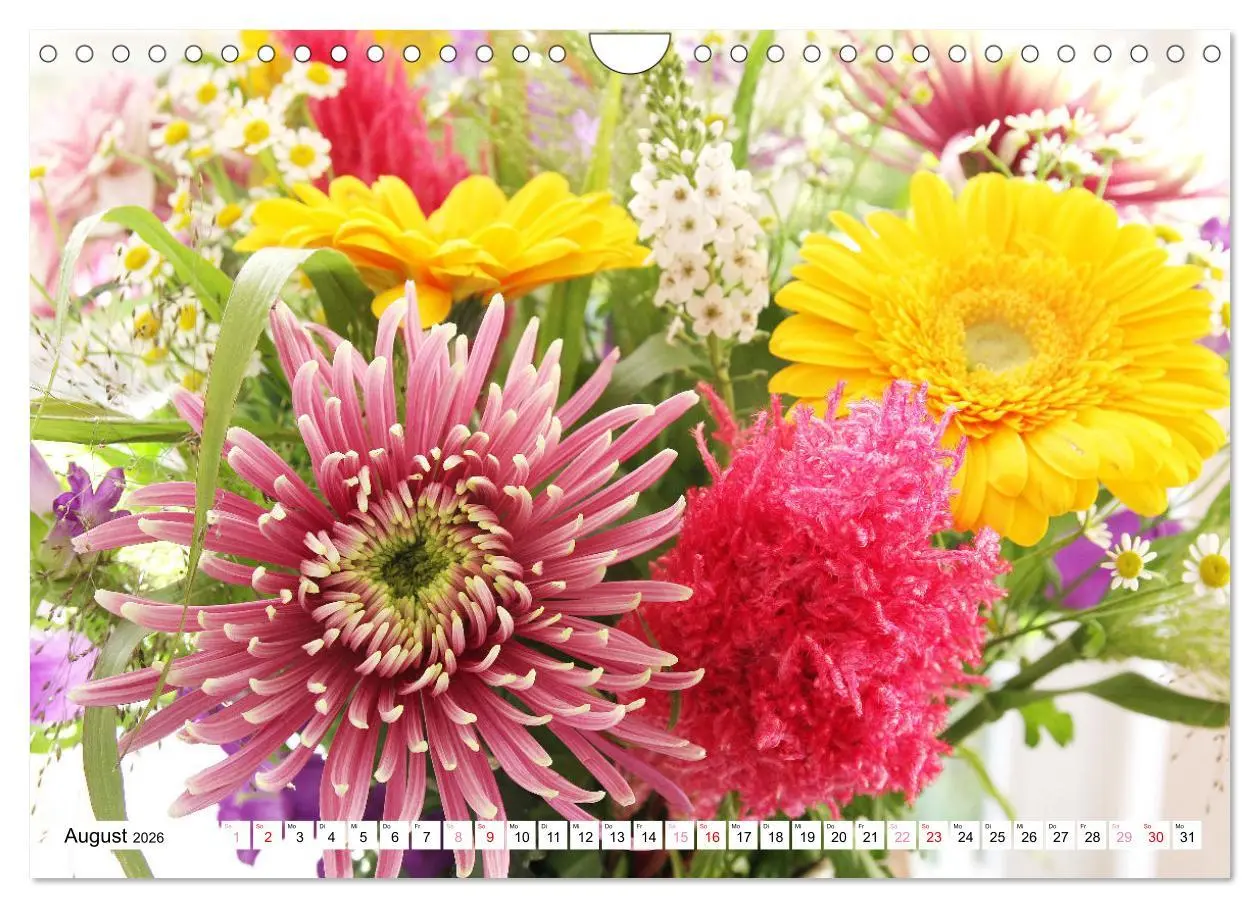Bild: 9783457542958 | Blumenpracht - Blüten und Sträuße (Wandkalender 2026 DIN A4 quer),...
