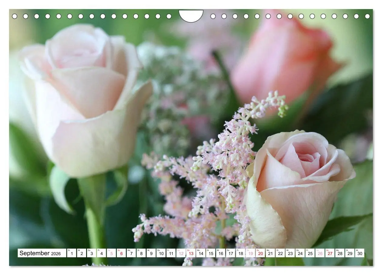 Bild: 9783457542958 | Blumenpracht - Blüten und Sträuße (Wandkalender 2026 DIN A4 quer),...