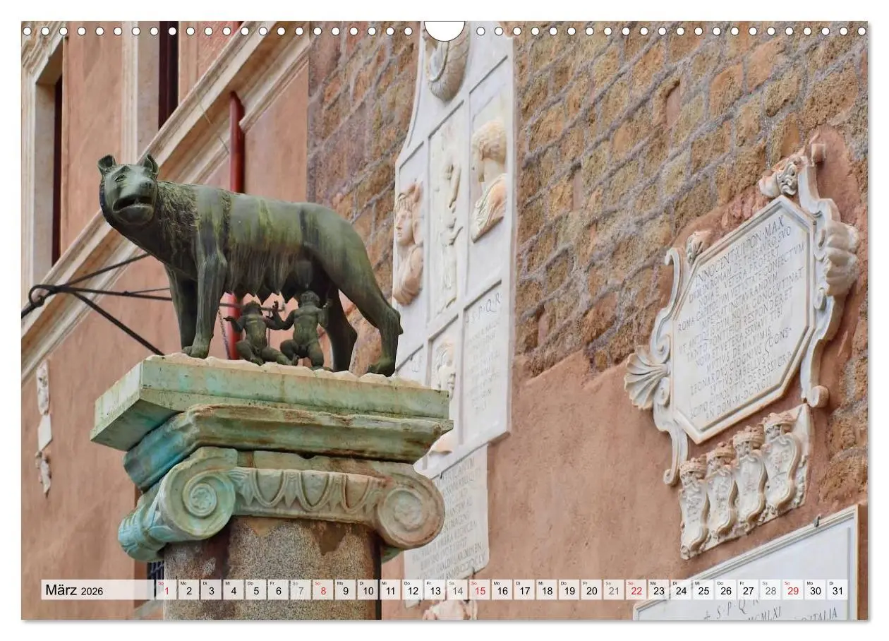 Bild: 9783516182958 | Historische Stadt am Tiber ROM (Wandkalender 2026 DIN A3 quer),...