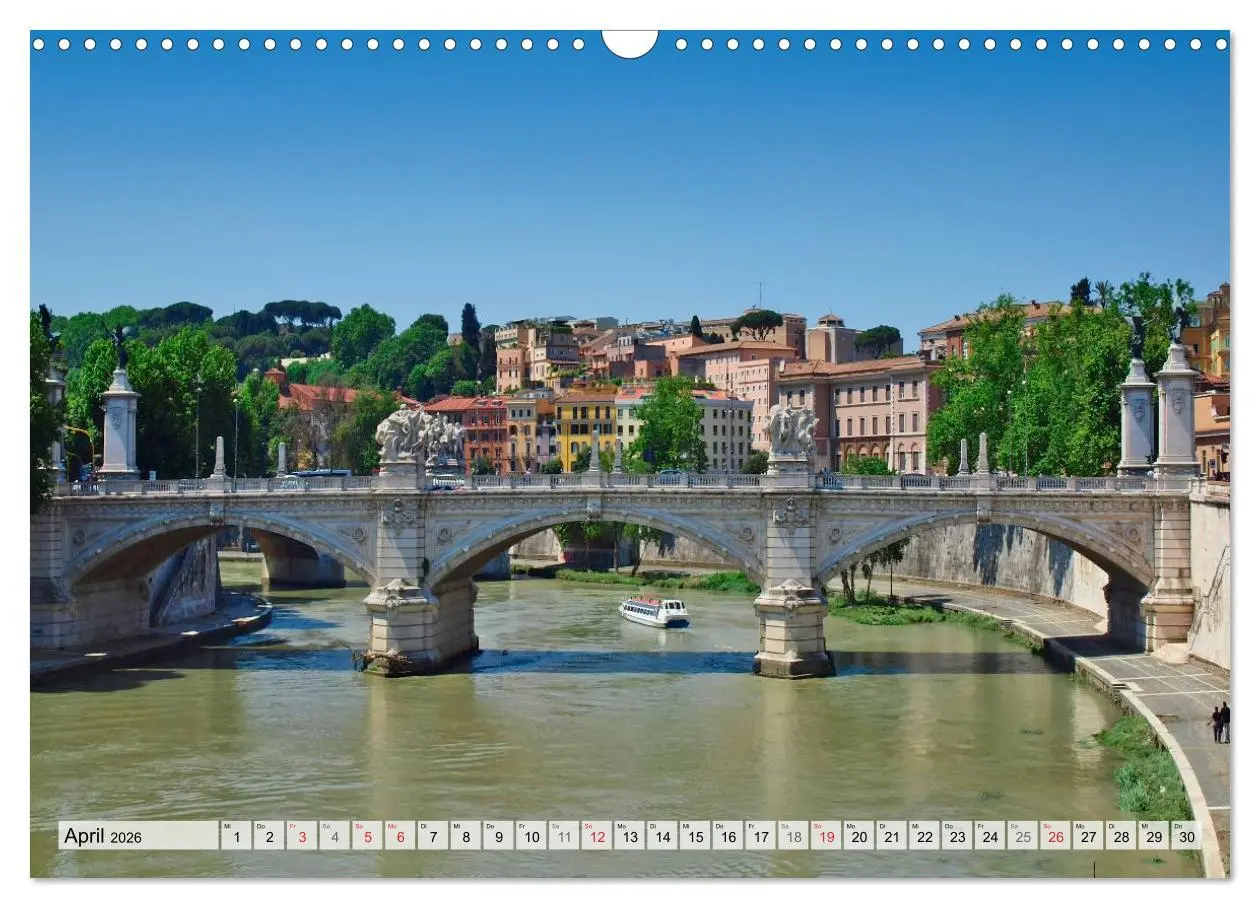 Bild: 9783516182958 | Historische Stadt am Tiber ROM (Wandkalender 2026 DIN A3 quer),...