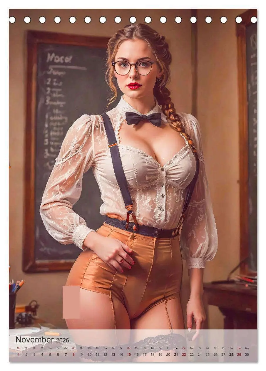 Bild: 9783516252958 | Verführerische Momente - Kinky Geheimnisse (Tischkalender 2026 DIN...
