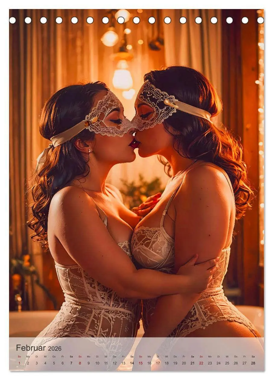 Bild: 9783516252958 | Verführerische Momente - Kinky Geheimnisse (Tischkalender 2026 DIN...