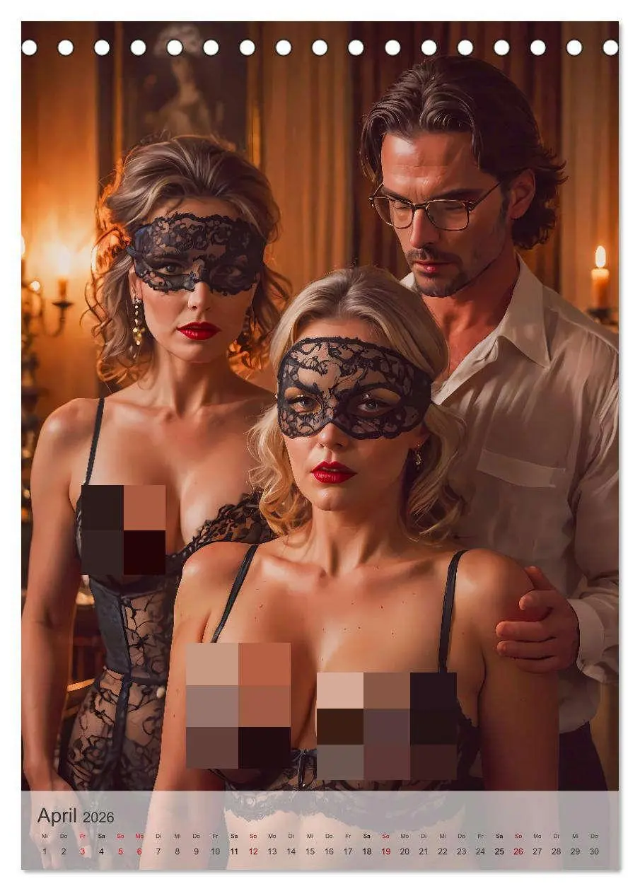 Bild: 9783516252958 | Verführerische Momente - Kinky Geheimnisse (Tischkalender 2026 DIN...