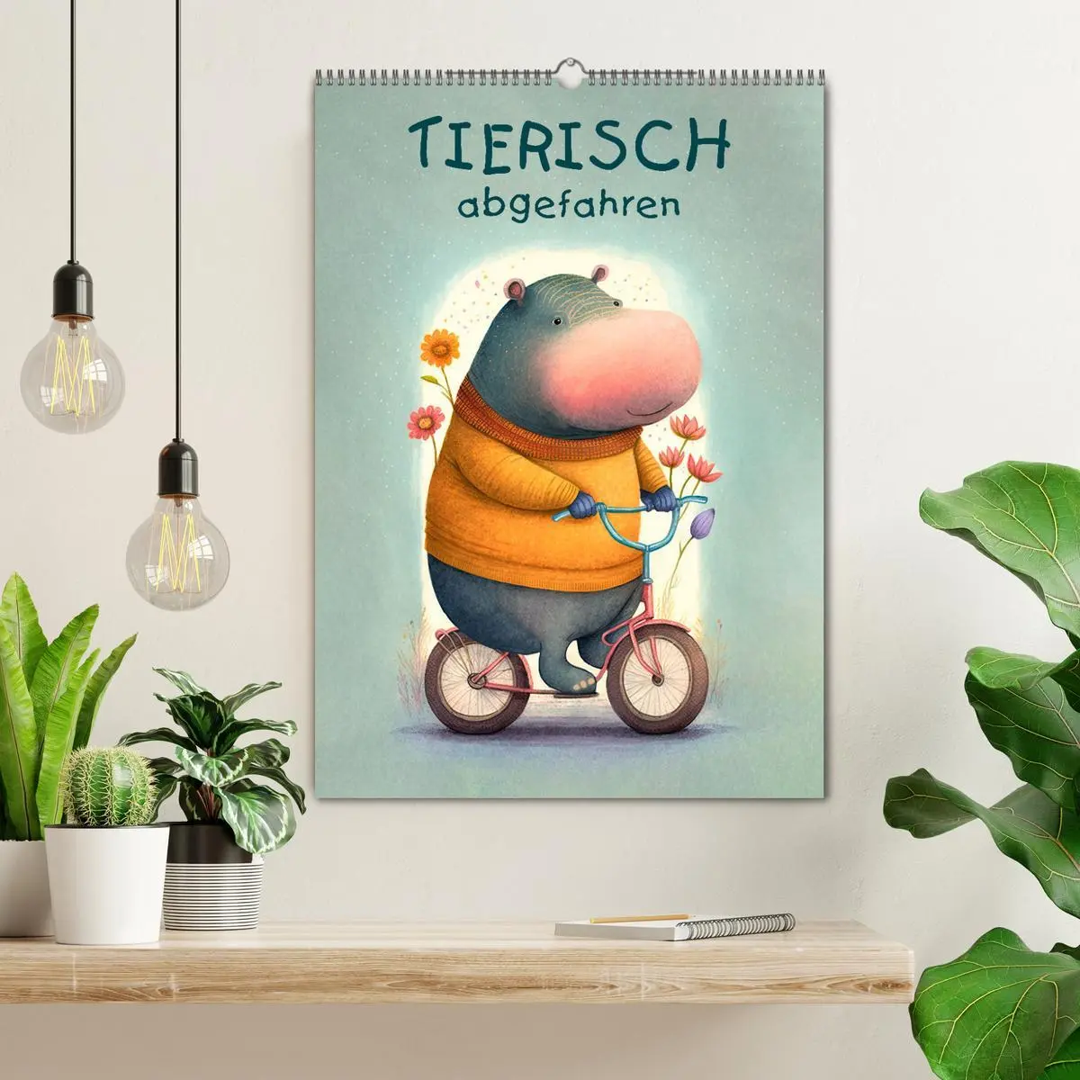 Bild: 9783516322958 | Tierisch abgefahren (Wandkalender 2026 DIN A2 hoch), CALVENDO...