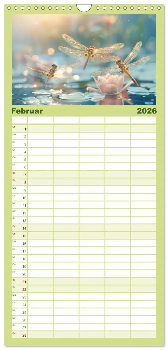 Bild: 9783516492958 | Familienplaner 2026 - Eine Welt entzückend kleiner Tierchen mit 5...