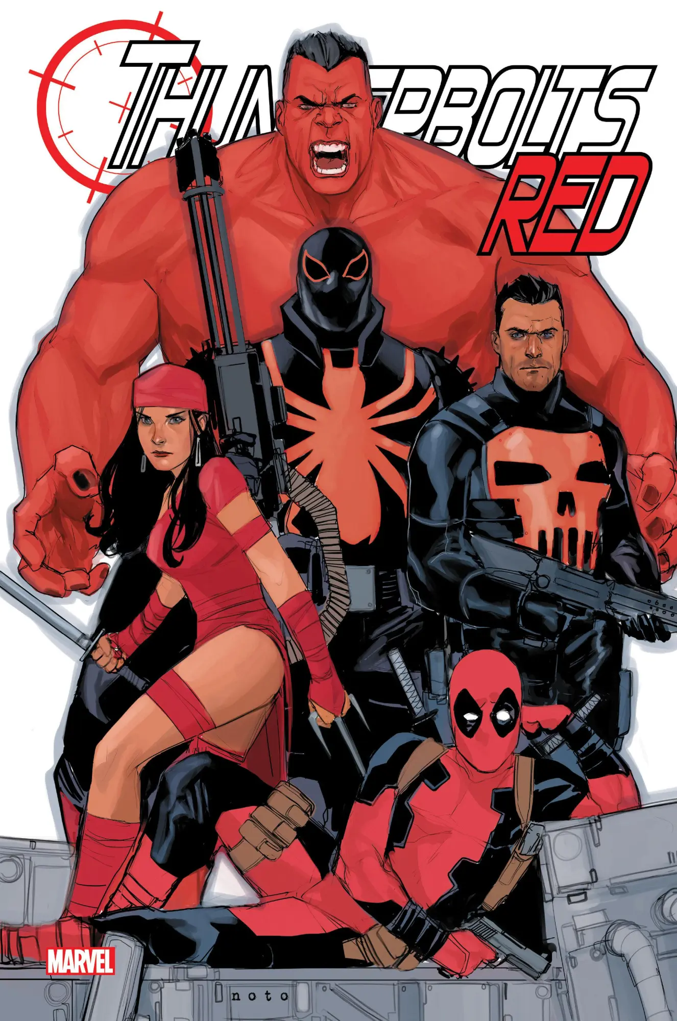 Cover: 9781302953058 | Thunderbolts Red Omnibus | Daniel Way | Einband - fest (Hardcover)