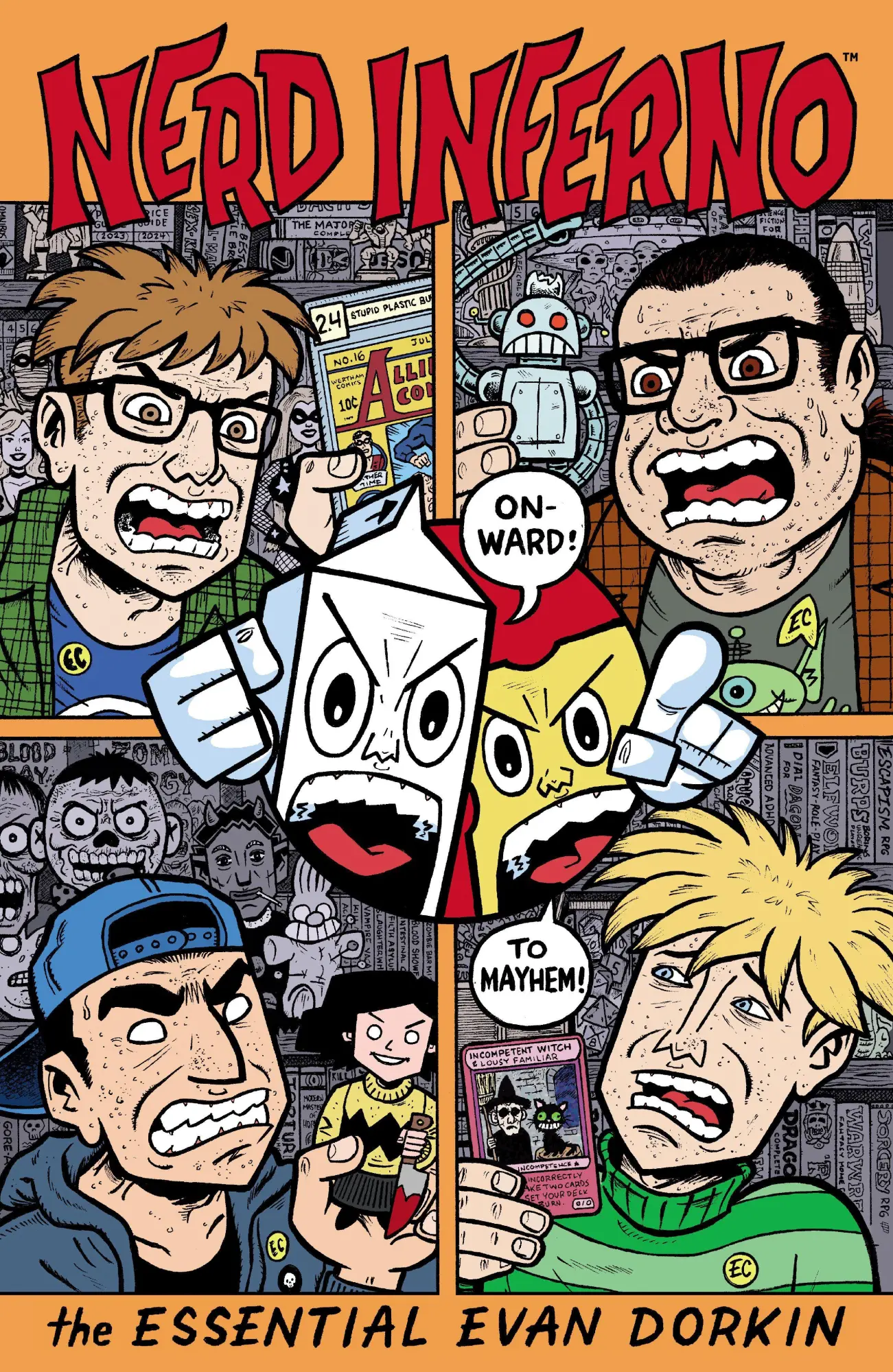 Cover: 9781506753058 | Nerd Inferno: The Essential Evan Dorkin | Evan Dorkin | Taschenbuch