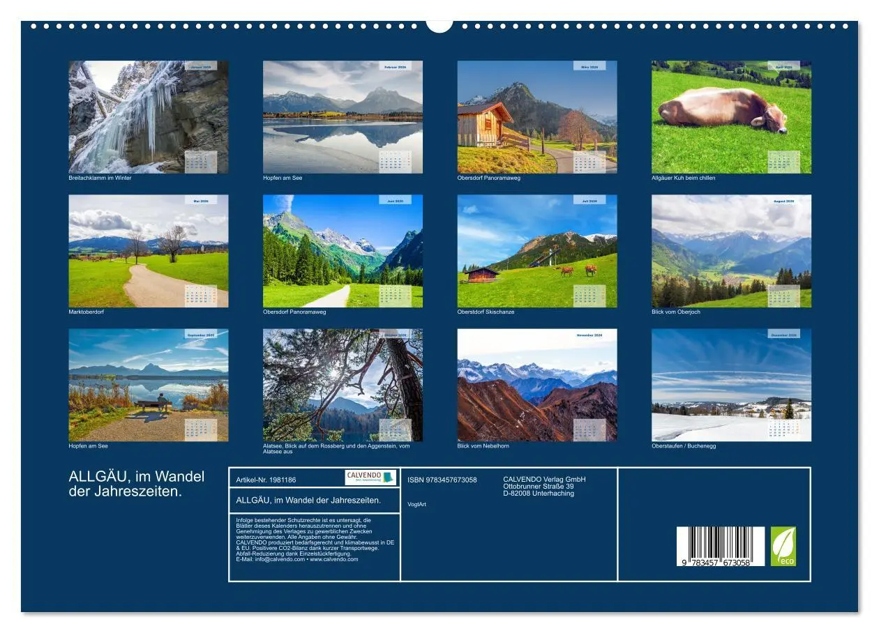 Bild: 9783457673058 | ALLGÄU, im Wandel der Jahreszeiten. (hochwertiger Premium...