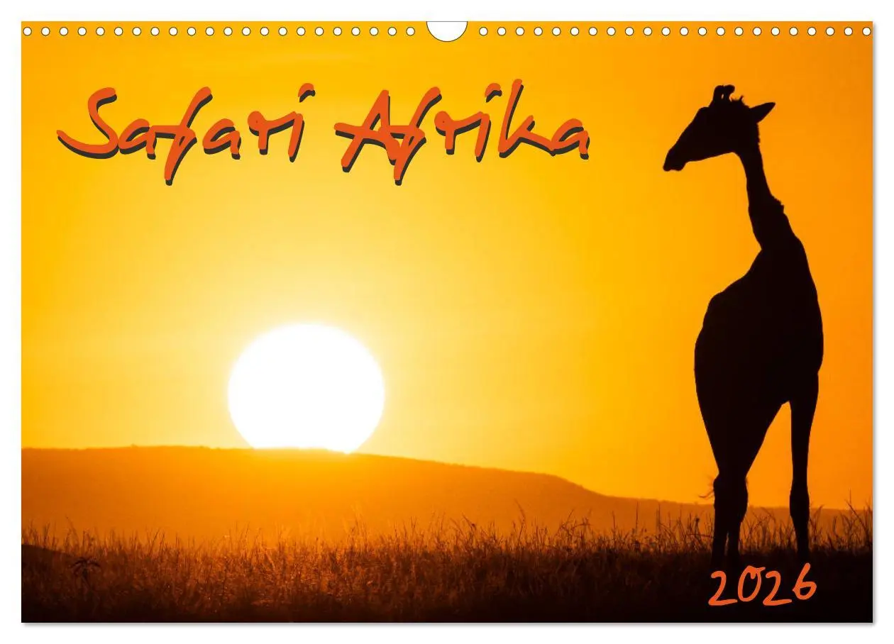 Cover: 9783457813058 | Safari Afrika (Wandkalender 2026 DIN A3 quer), CALVENDO Monatskalender