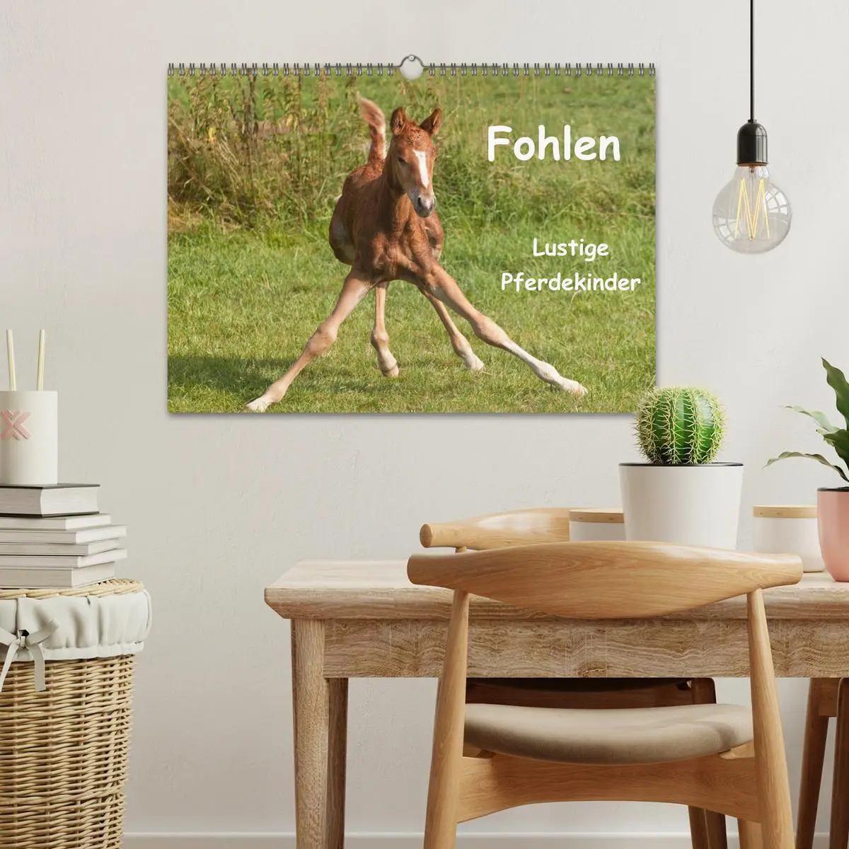 Bild: 9783457983058 | Fohlen - Lustige Pferdekinder (Wandkalender 2026 DIN A3 quer),...
