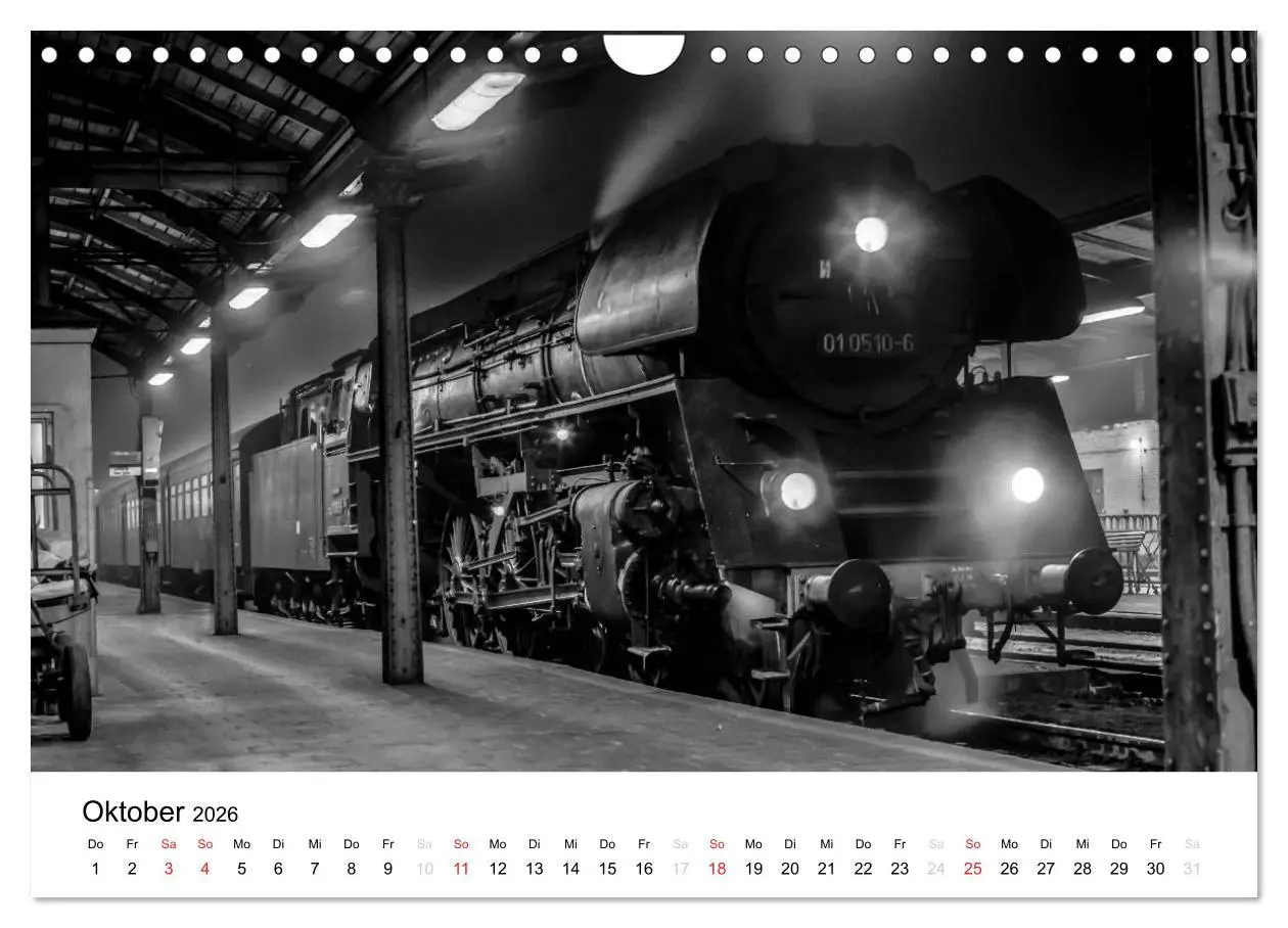 Bild: 9783516073058 | Dampfloks in der DDR (Wandkalender 2026 DIN A4 quer), CALVENDO...