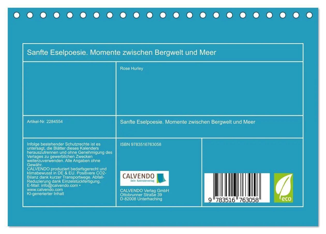 Bild: 9783516763058 | Sanfte Eselpoesie. Momente zwischen Bergwelt und Meer...