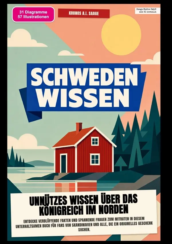 Cover: 9783565583058 | Schweden-Wissen: Unnützes Wissen über das Königreich im Norden | Saage