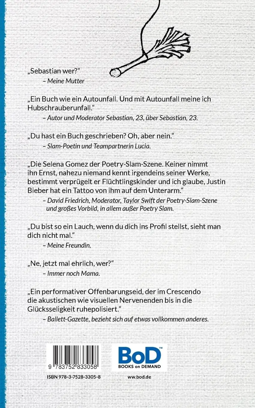 Rückseite: 9783752833058 | Bartwuchs ist für Katholiken | Sebastian Stille | Taschenbuch | 180 S.