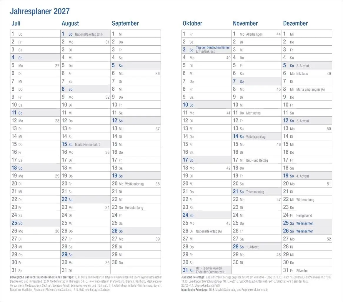 Bild: 9783756413058 | Wochen-Taschenkalender, schwarz 2026 | Heye | Buch | Bürokalender Heye