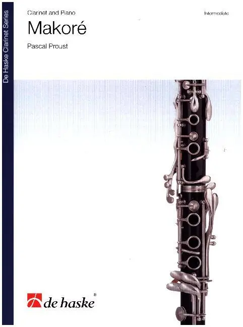Cover: 9789043153058 | Makoré, Klarinette und Klavier | Intermediate | Pascal Proust | 2017