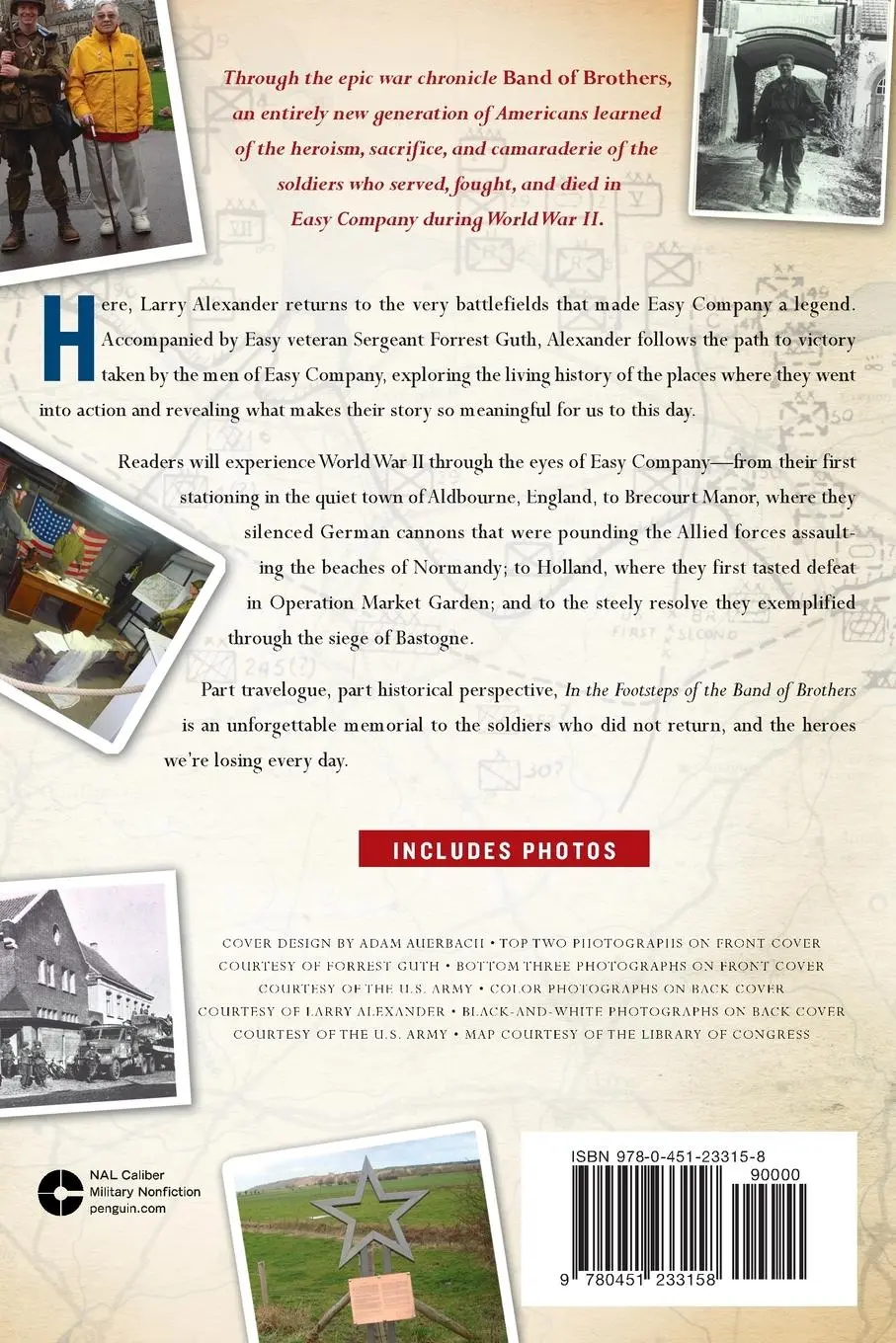 Rückseite: 9780451233158 | In the Footsteps of the Band of Brothers | Larry Alexander | Buch