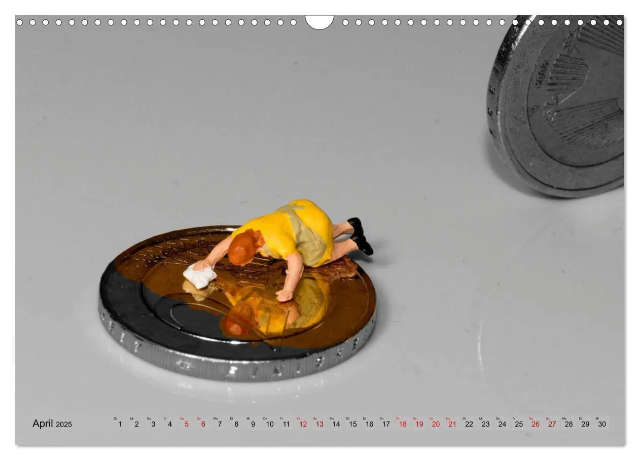 Bild: 9783435403158 | Miniaturwelten - Kleine Leute bei der Arbeit (Wandkalender 2025 DIN...