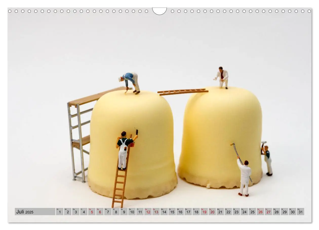 Bild: 9783435403158 | Miniaturwelten - Kleine Leute bei der Arbeit (Wandkalender 2025 DIN...