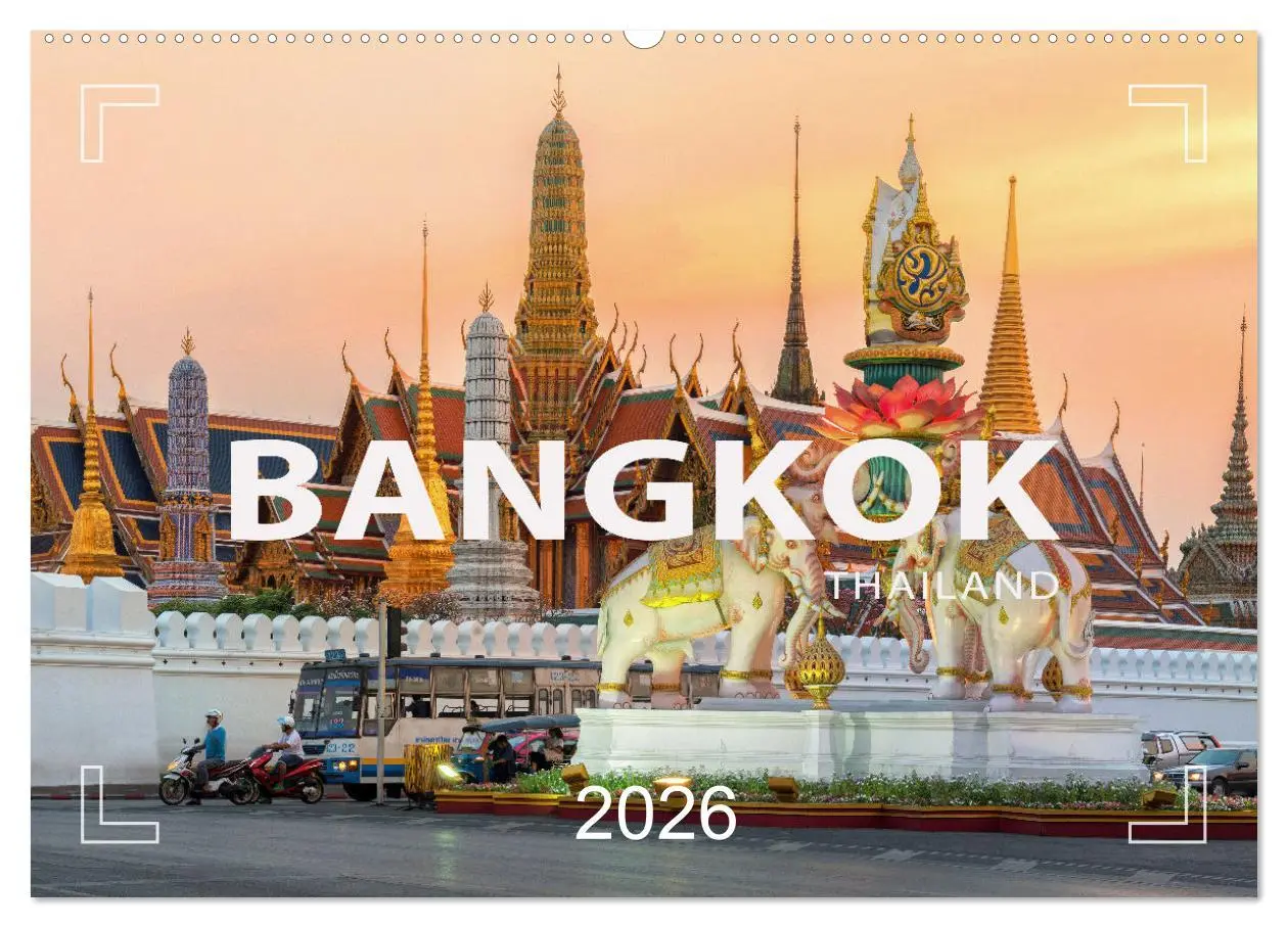 Cover: 9783457283158 | BANGKOK Hauptstadt von Thailand (Wandkalender 2026 DIN A2 quer),...