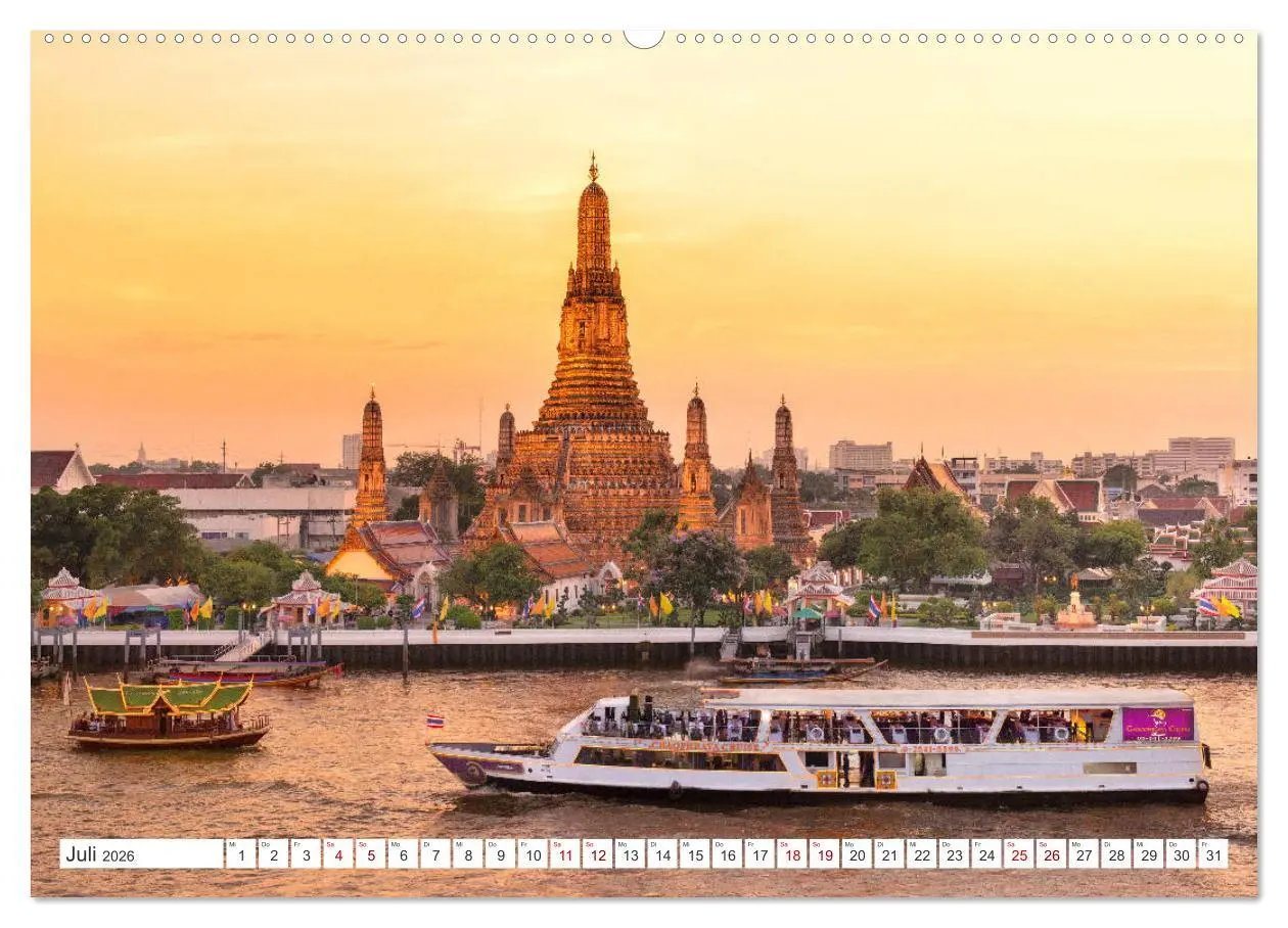 Bild: 9783457283158 | BANGKOK Hauptstadt von Thailand (Wandkalender 2026 DIN A2 quer),...