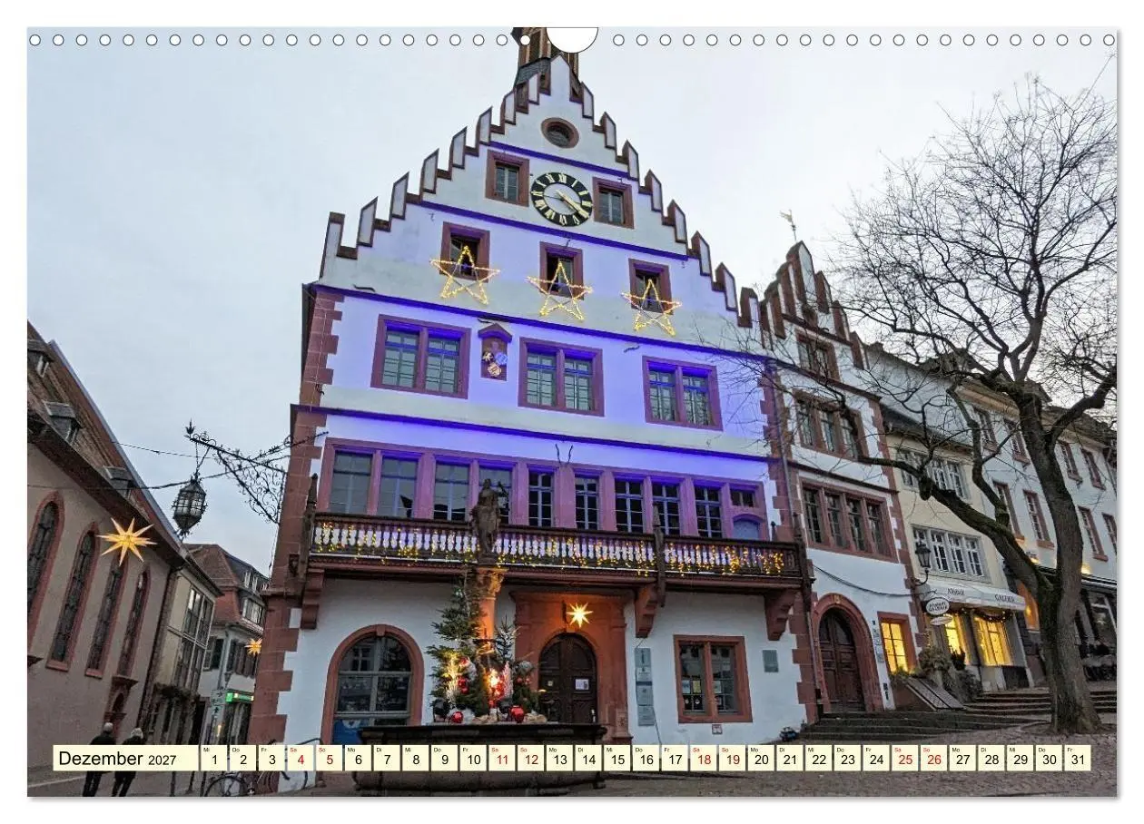 Bild: 9783516753158 | Weinheim im Herzen der Bergstraße (Wandkalender 2027 DIN A3 quer),...