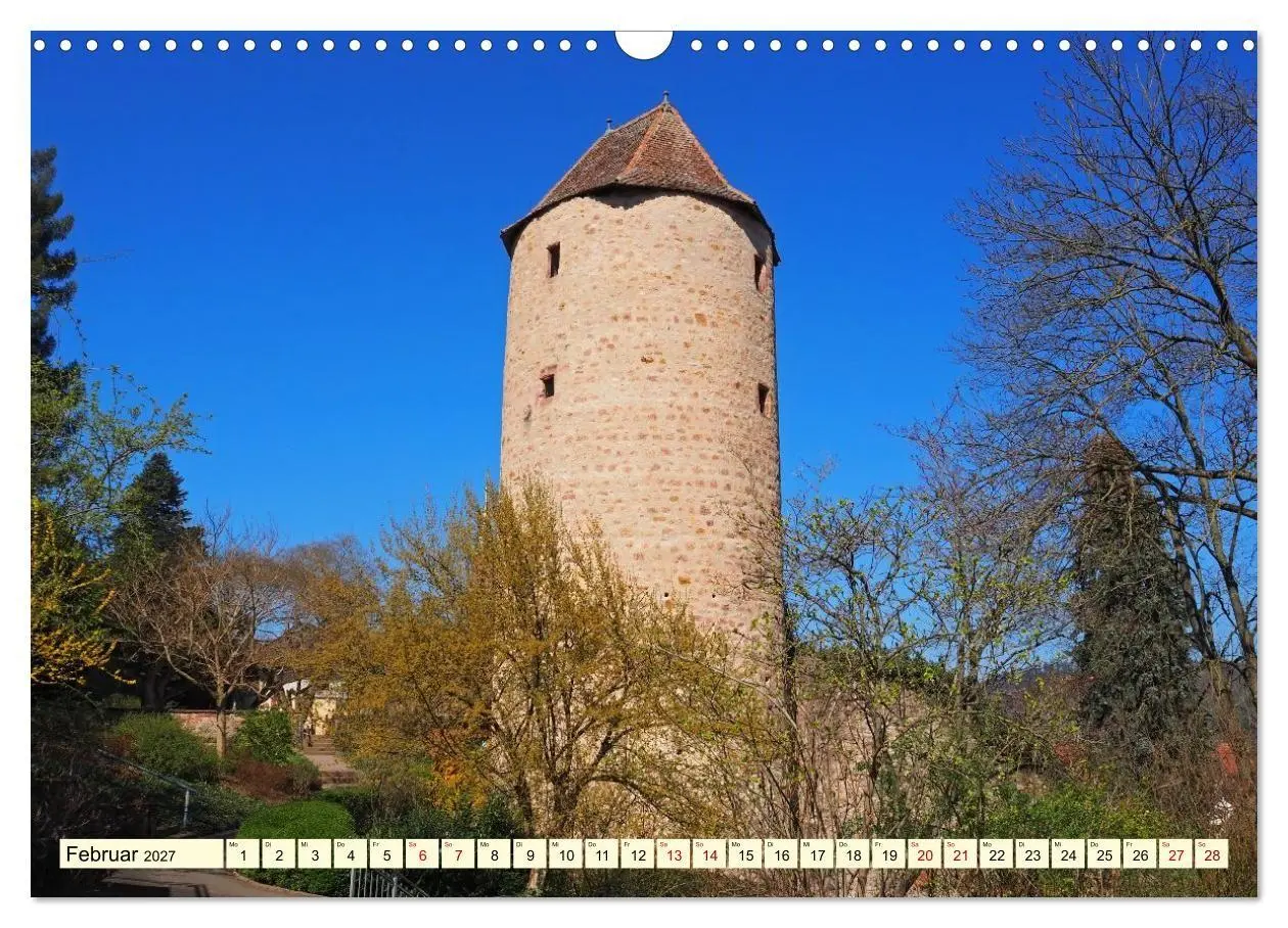 Bild: 9783516753158 | Weinheim im Herzen der Bergstraße (Wandkalender 2027 DIN A3 quer),...