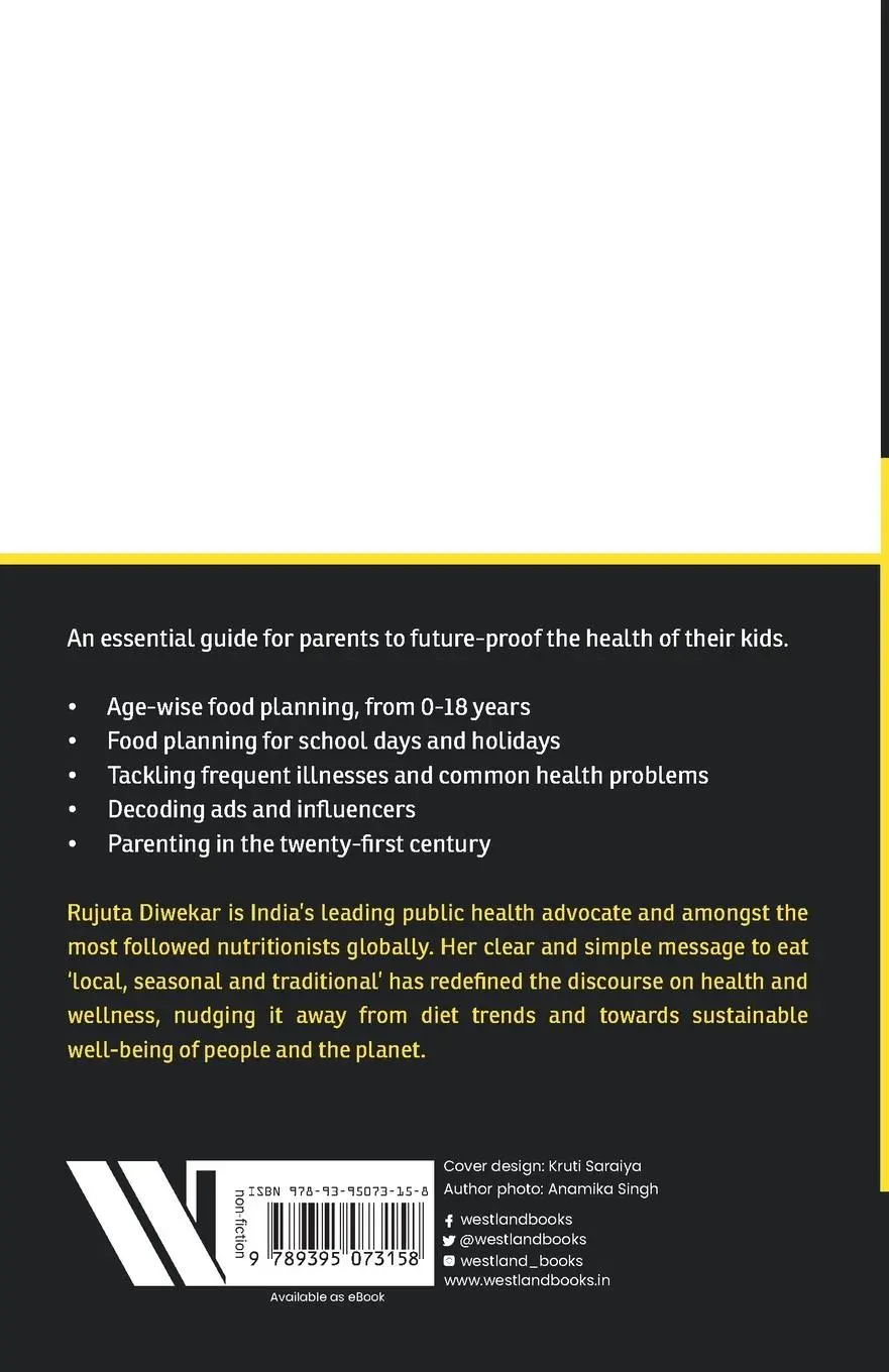 Rückseite: 9789395073158 | Notes For Healthy Kids | Rujuta Diwekar | Taschenbuch | Englisch