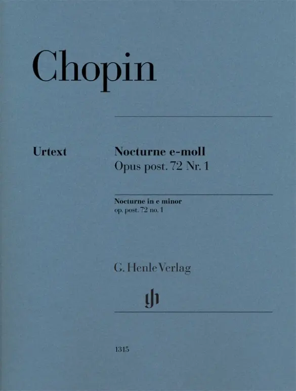 Cover: 9790201813158 | Frédéric Chopin - Nocturne e-moll op. post. 72 Nr. 1 | Zimmermann