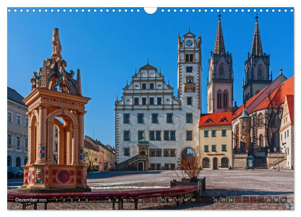 Bild: 9783435323258 | Unterwegs in Oschatz (Wandkalender 2025 DIN A3 quer), CALVENDO...